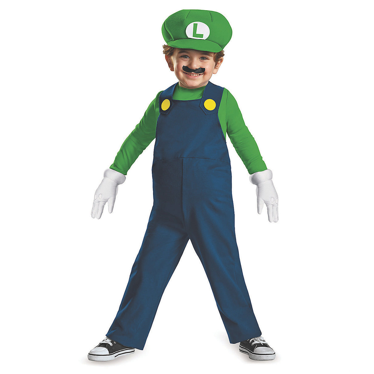 Classic Boy's Luigi Costume for Halloween Parties and Super Mario Themed Celebrations