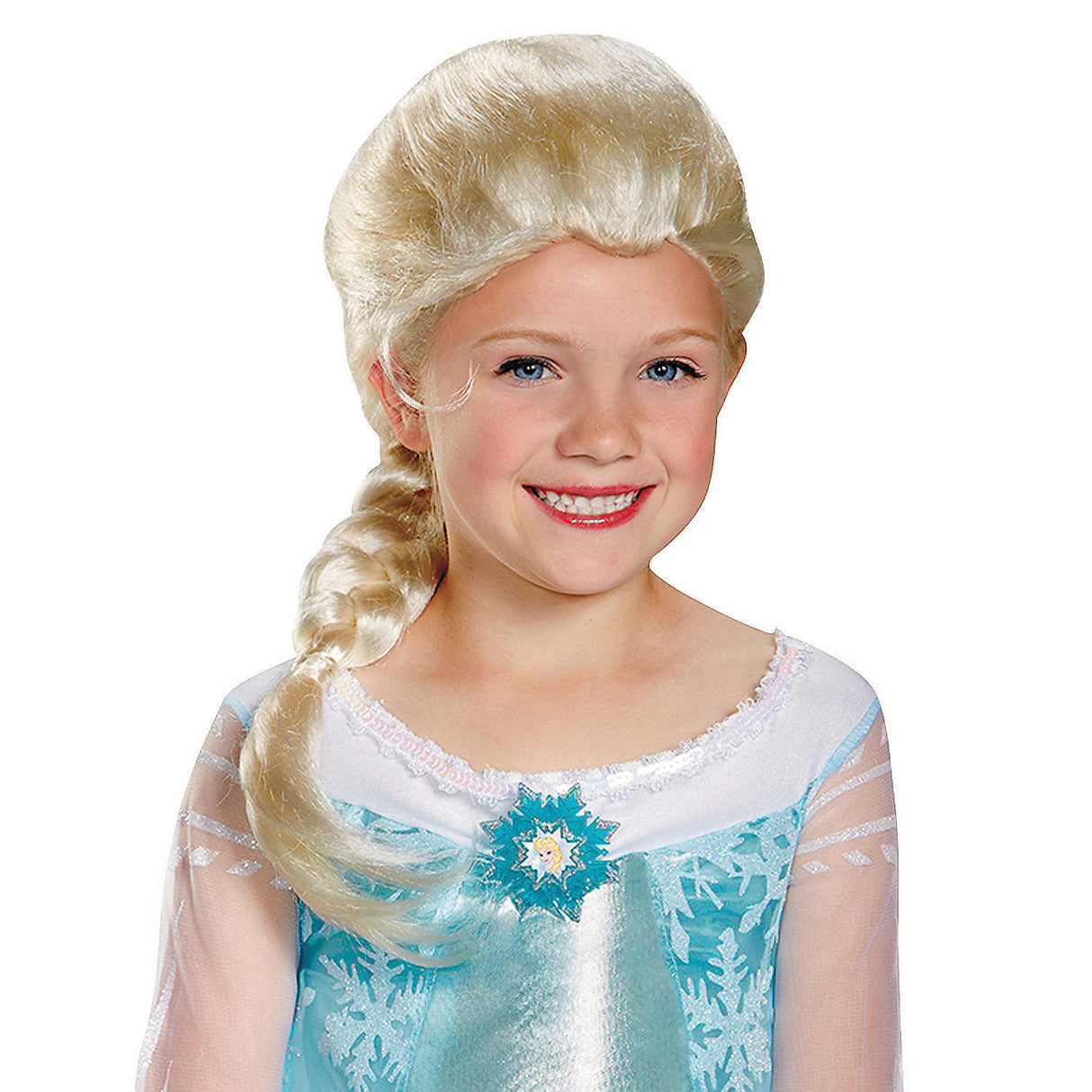 Luxurious Frozen Elsa Wig for Kids Halloween Dress Up and Themed Parties
