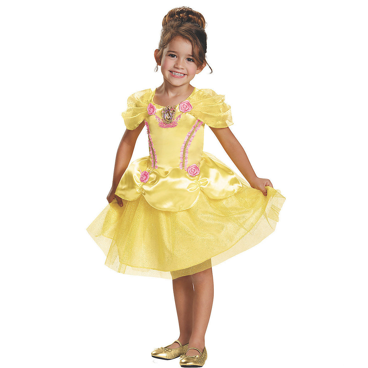 Enchanting Girl's Belle Costume for Magical Dress-Up and Halloween Adventures