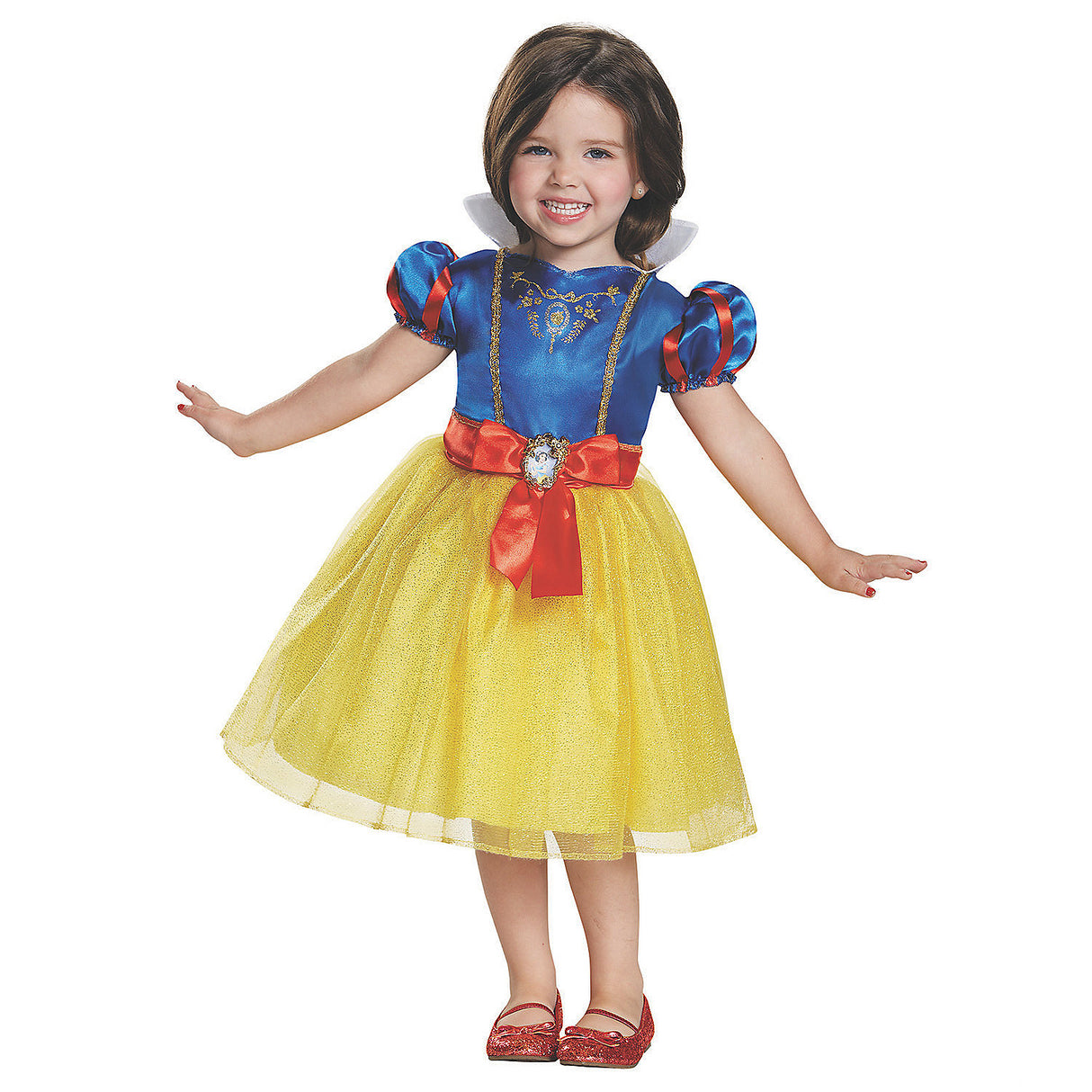 Enchanting Girl's Disney Snow White Costume for Halloween Dress Up and Magical Adventures