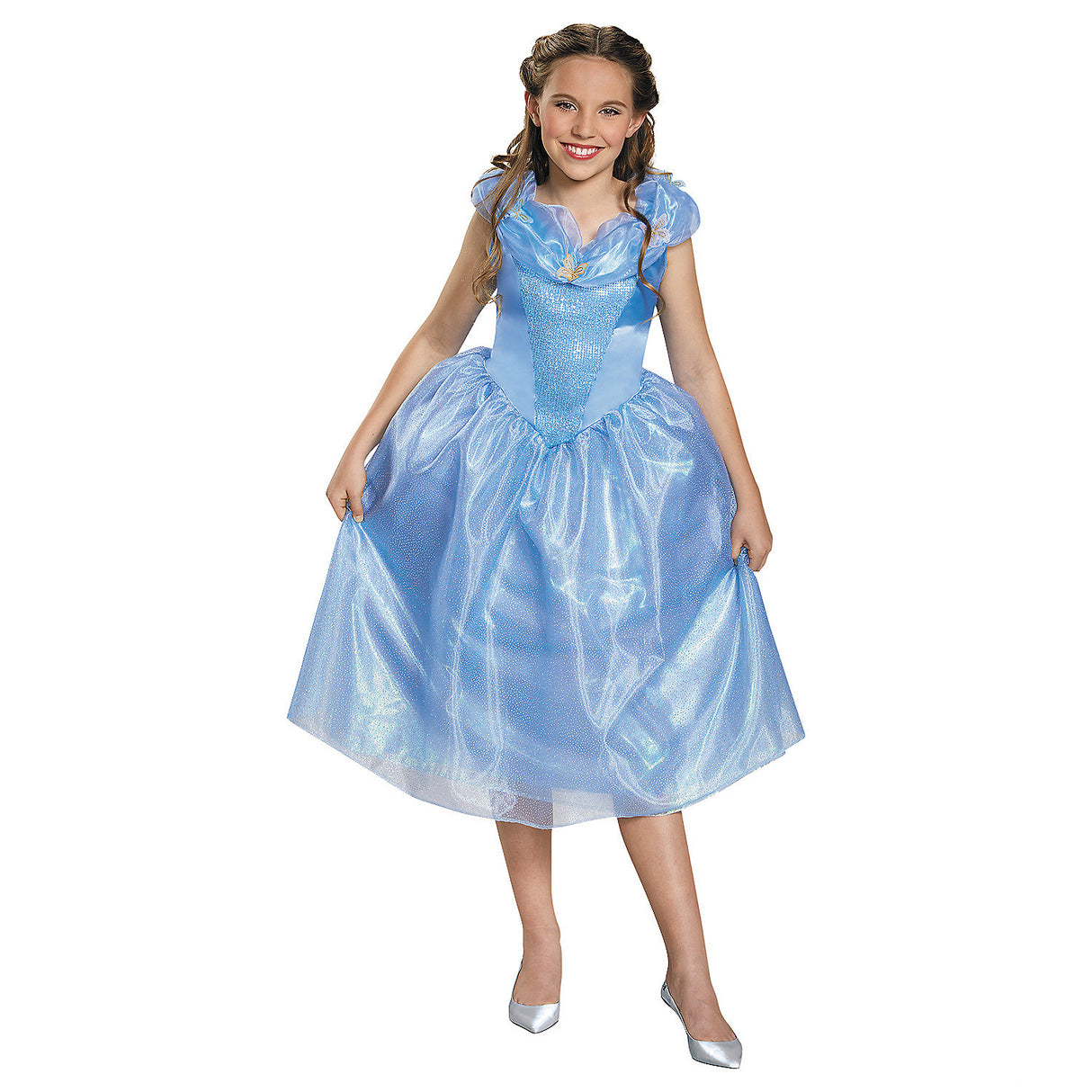 Magical Cinderella Tween Costume for Halloween Parties and Disney Themed Events