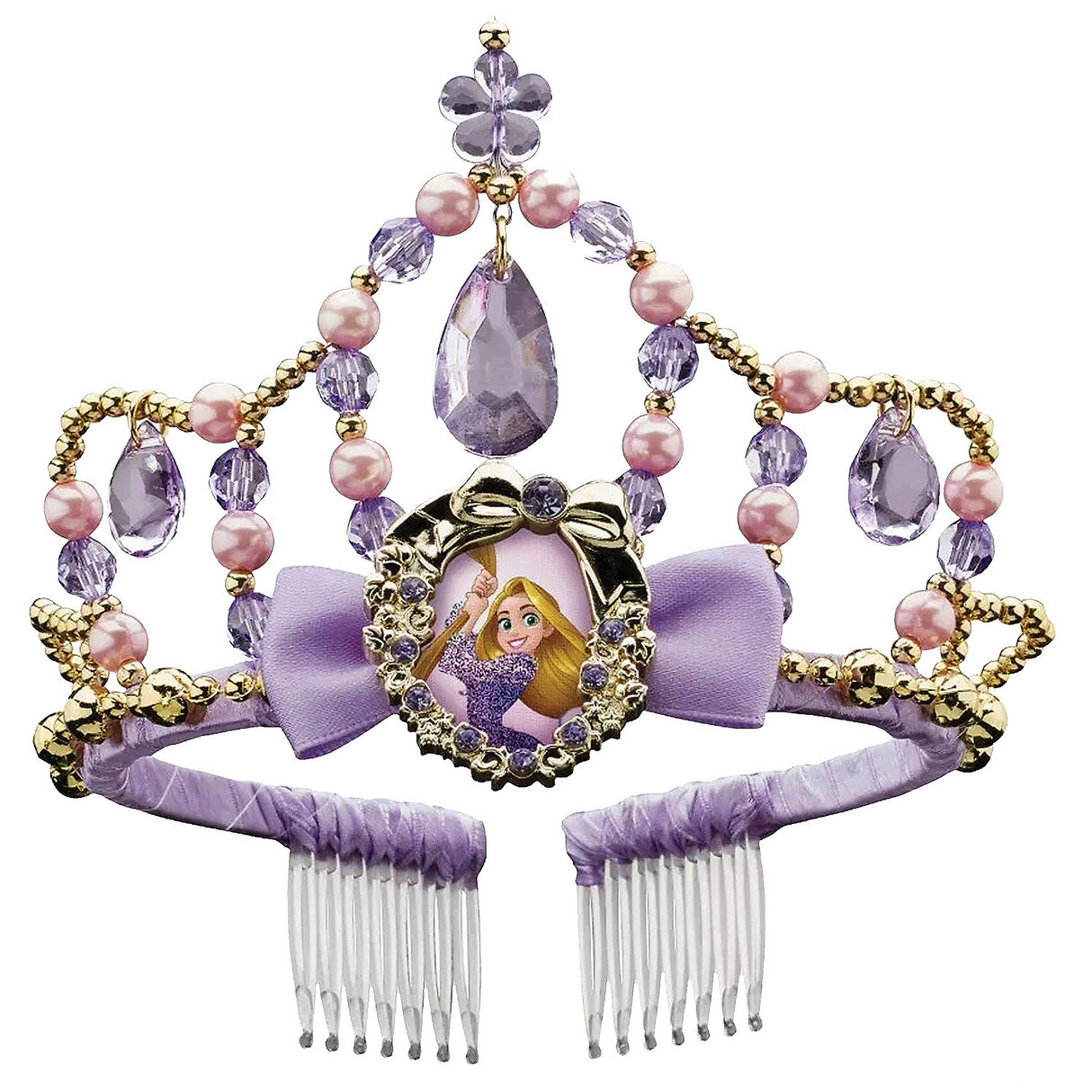 Charming Rapunzel Child Tiara for Enchanting Dress Ups and Princess Parties