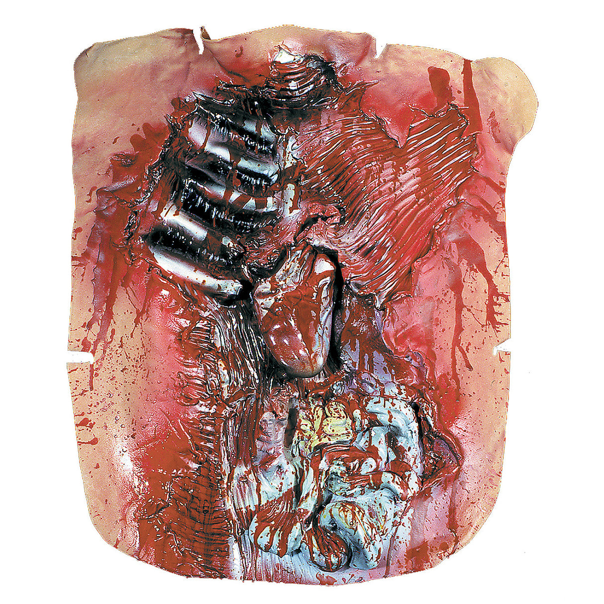 Realistic Gory Chest Decoration for Halloween Parties and Spooky Haunted House Themes