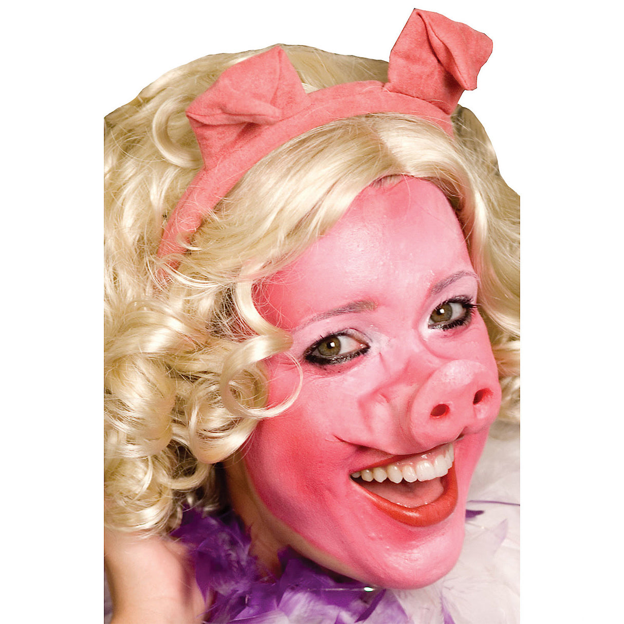 Professional Quality Pig Face Makeup Prosthetic for Halloween Parties and Theatrical Performances