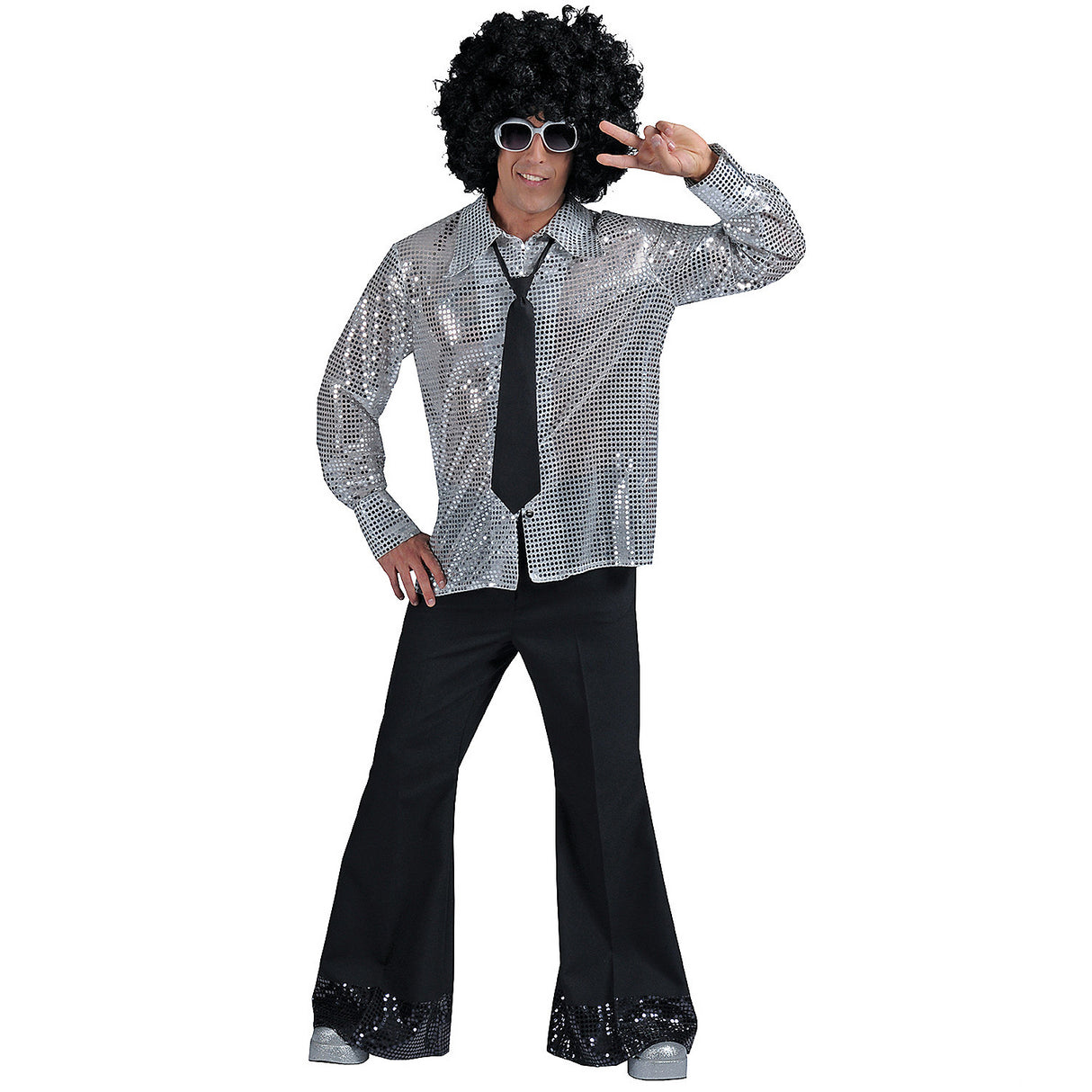Adult Groovy Disco Pants for 70s Themed Parties Halloween Celebrations and Costume Events