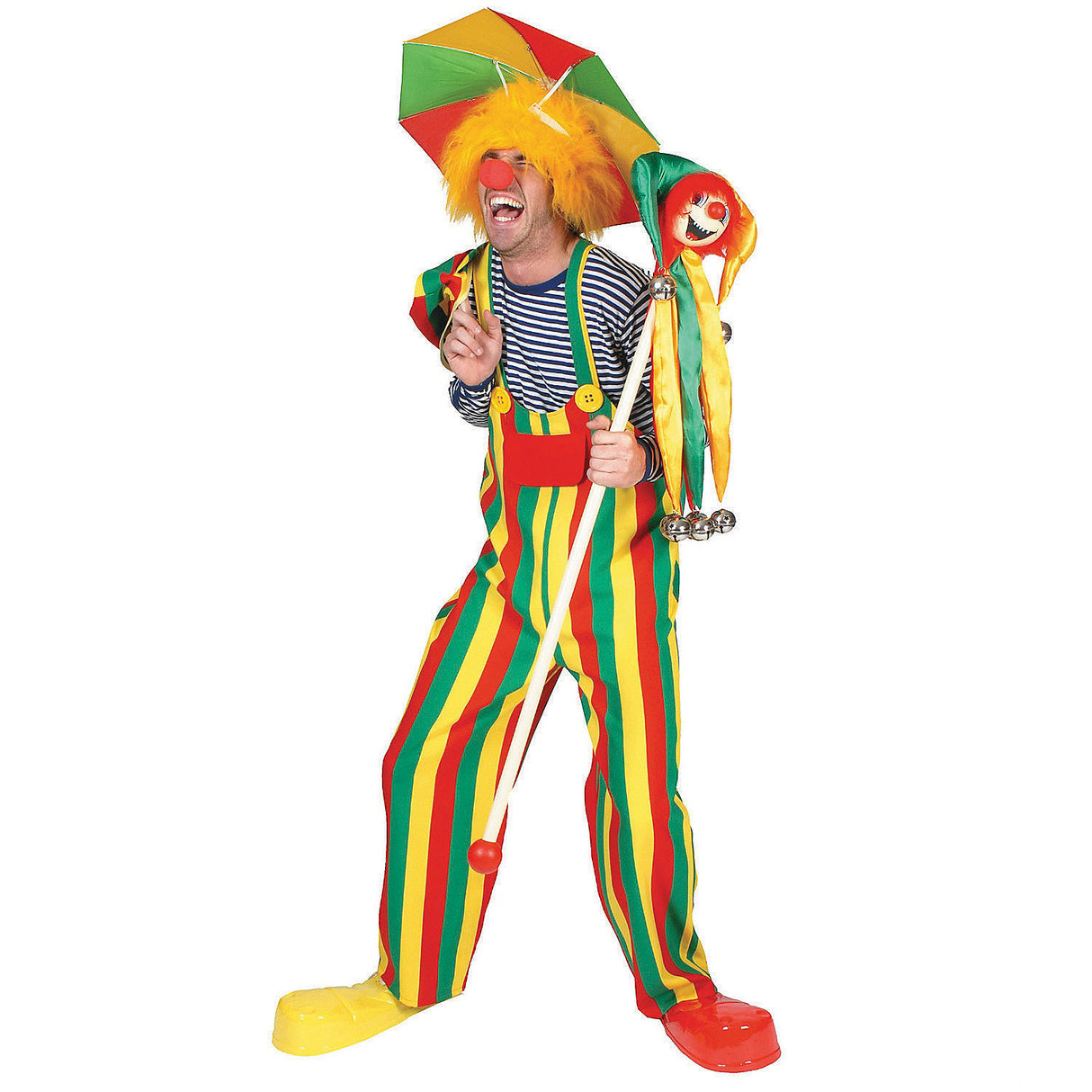 Adult Charlie The Clown Costume for Halloween Parties Trick or Treating and Fun Events