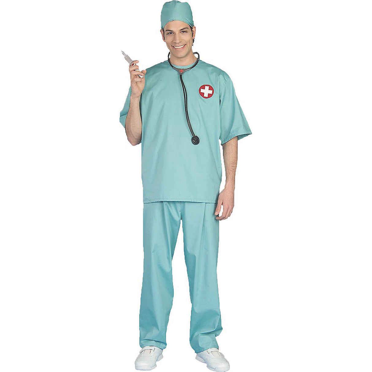 Adult Surgical Scrubs Costume for Halloween Parties Group Events and Themed Celebrations