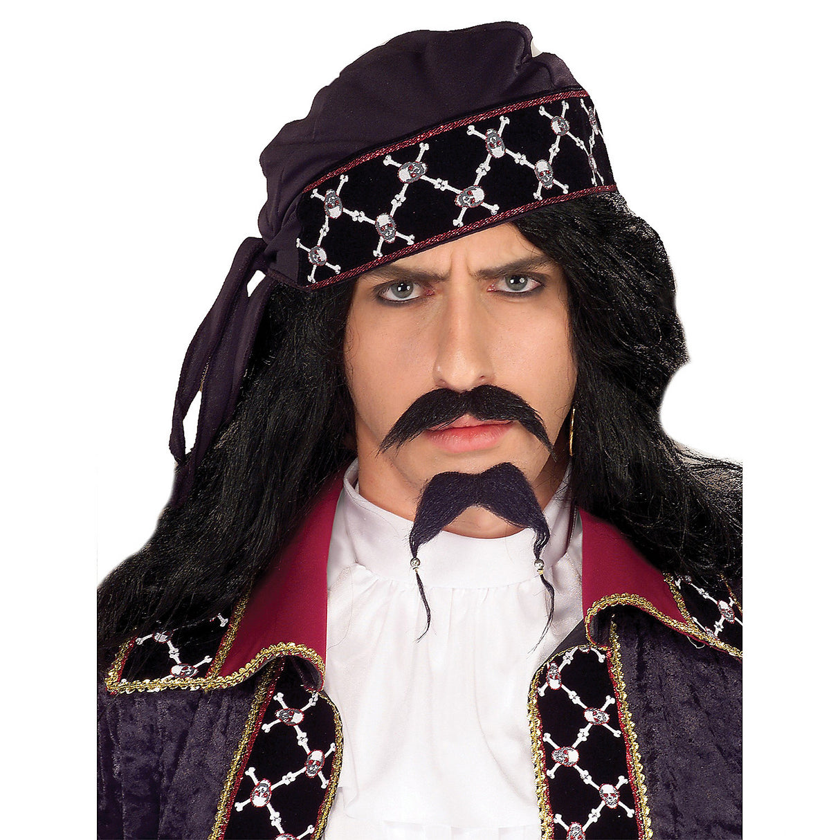 Deluxe Pirate Mustache and Beard for Halloween Costume Parties and Themed Events