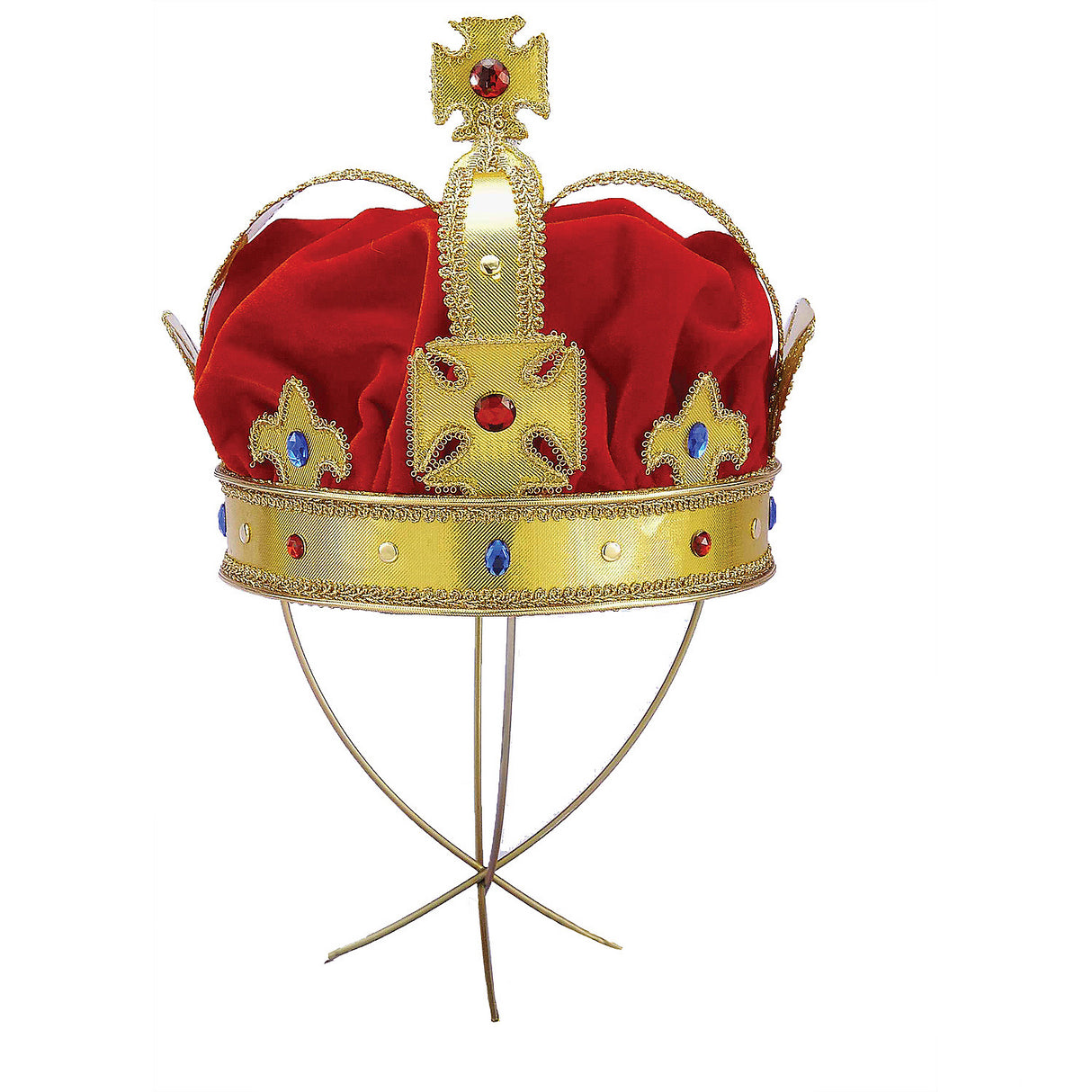 Majestic Regal King Crown for Halloween Events and Carnival Theme Celebrations