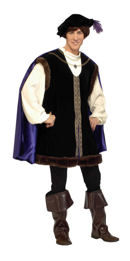 Men's Noble Lord Costume for Renaissance Festivals Halloween Parties and Themed Events