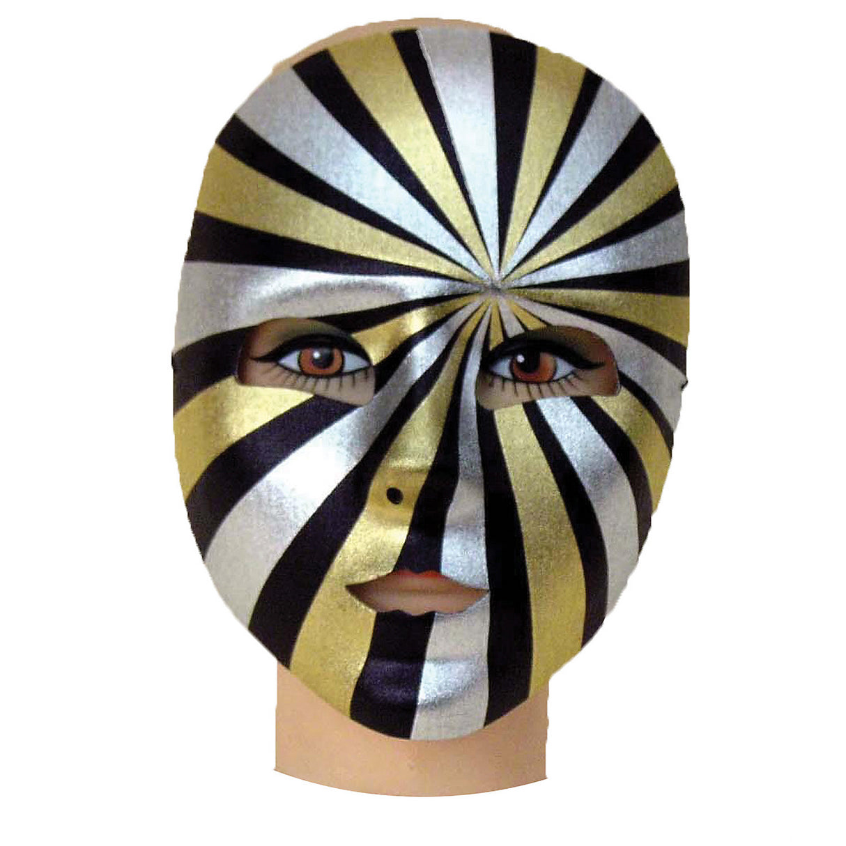 Full Psycho Mardi Gras Mask for Masquerade Carnivals and Party Celebrations