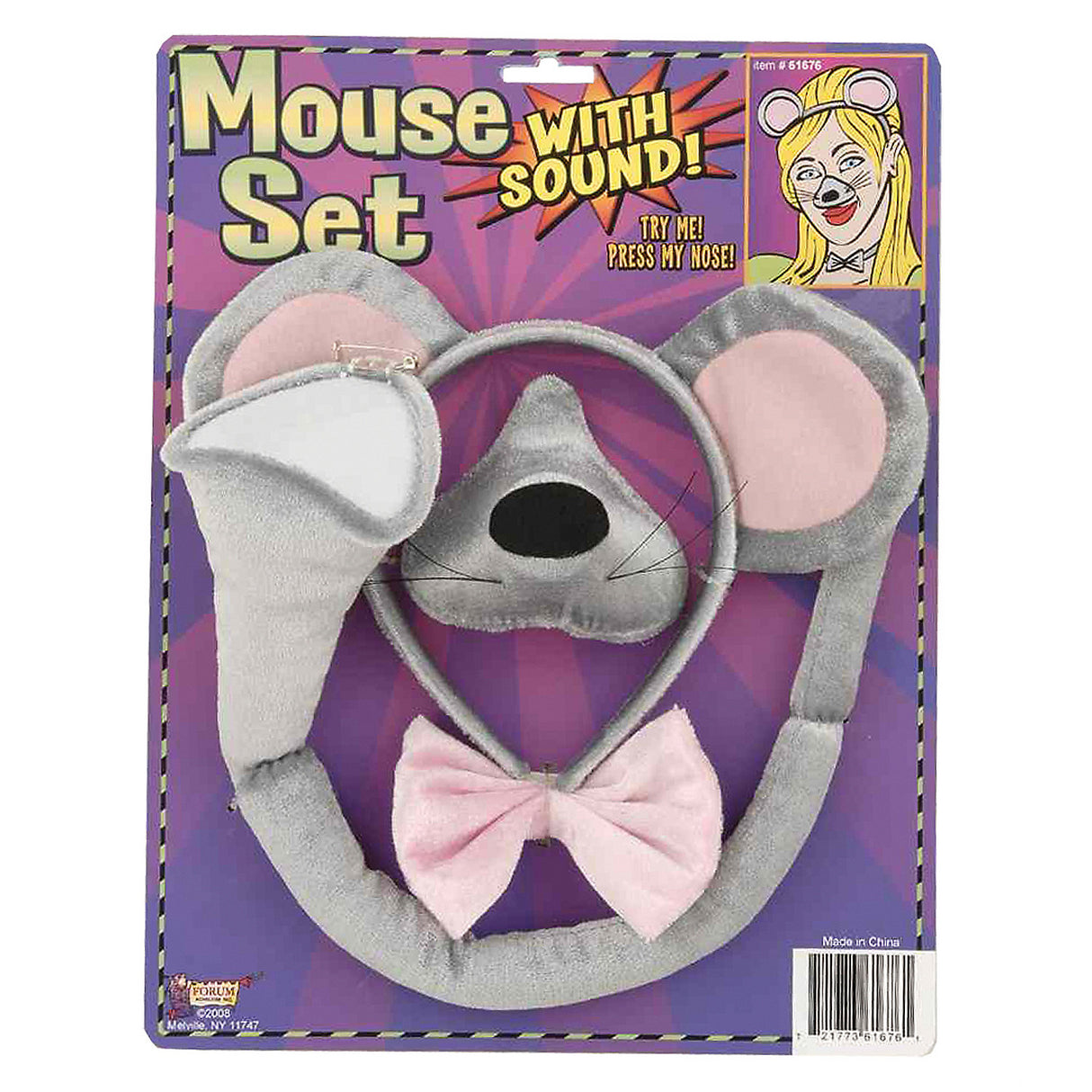 Creative Mouse Accessory Kit for Kids DIY Costume Fun and Halloween Celebrations
