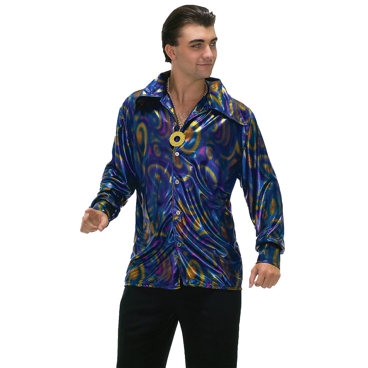 Groovy Men's Dynomite Dude Costume for 70s Disco Parties and Halloween Celebrations