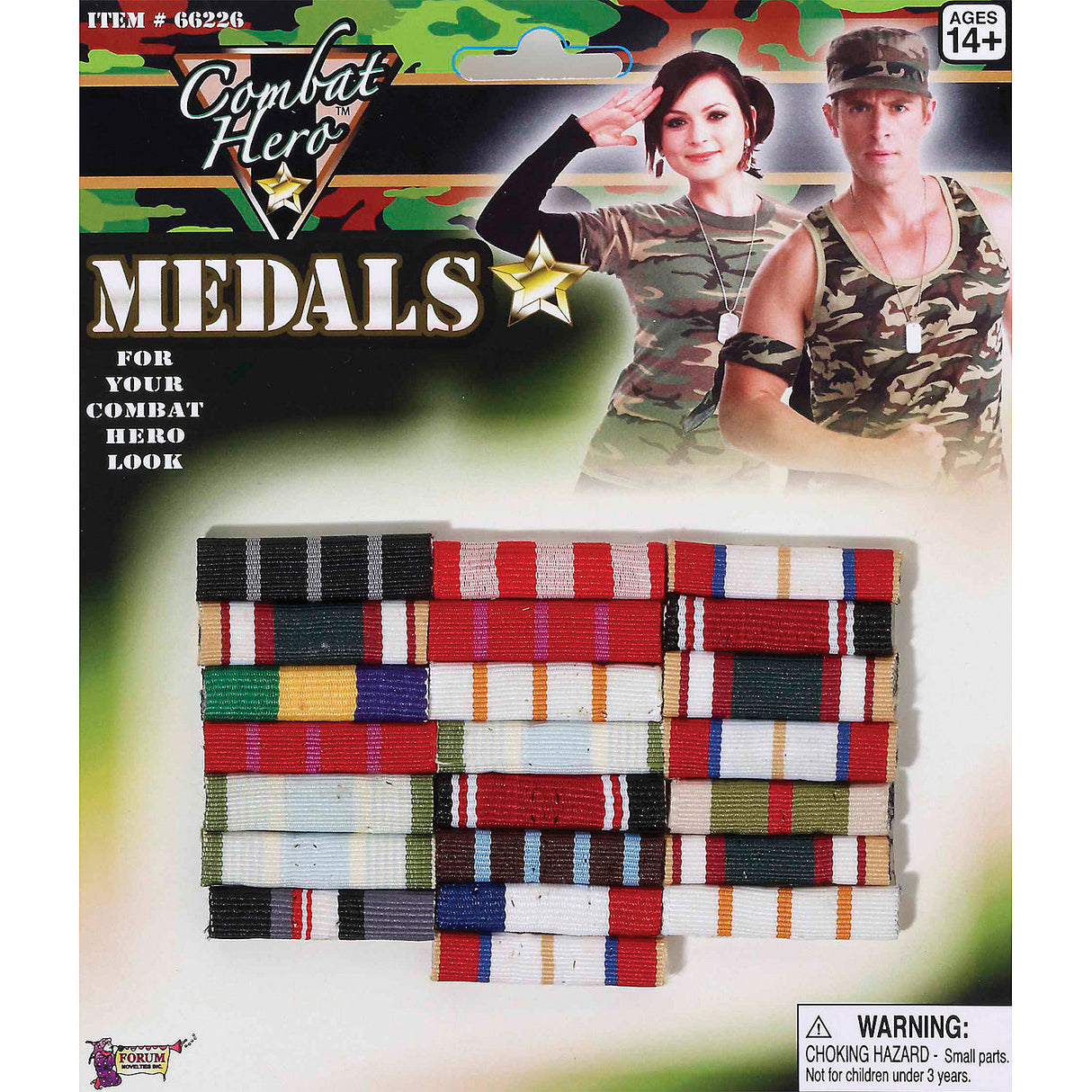 Military Officer Medal Bars for DIY Costumes Halloween Parties and Themed Celebrations