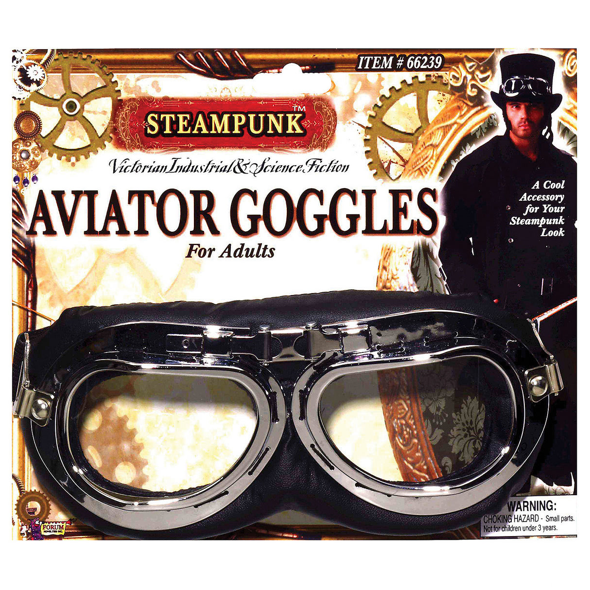 Stylish Steampunk Aviator Goggles for Unique Costume Accessories and Creative DIY Projects