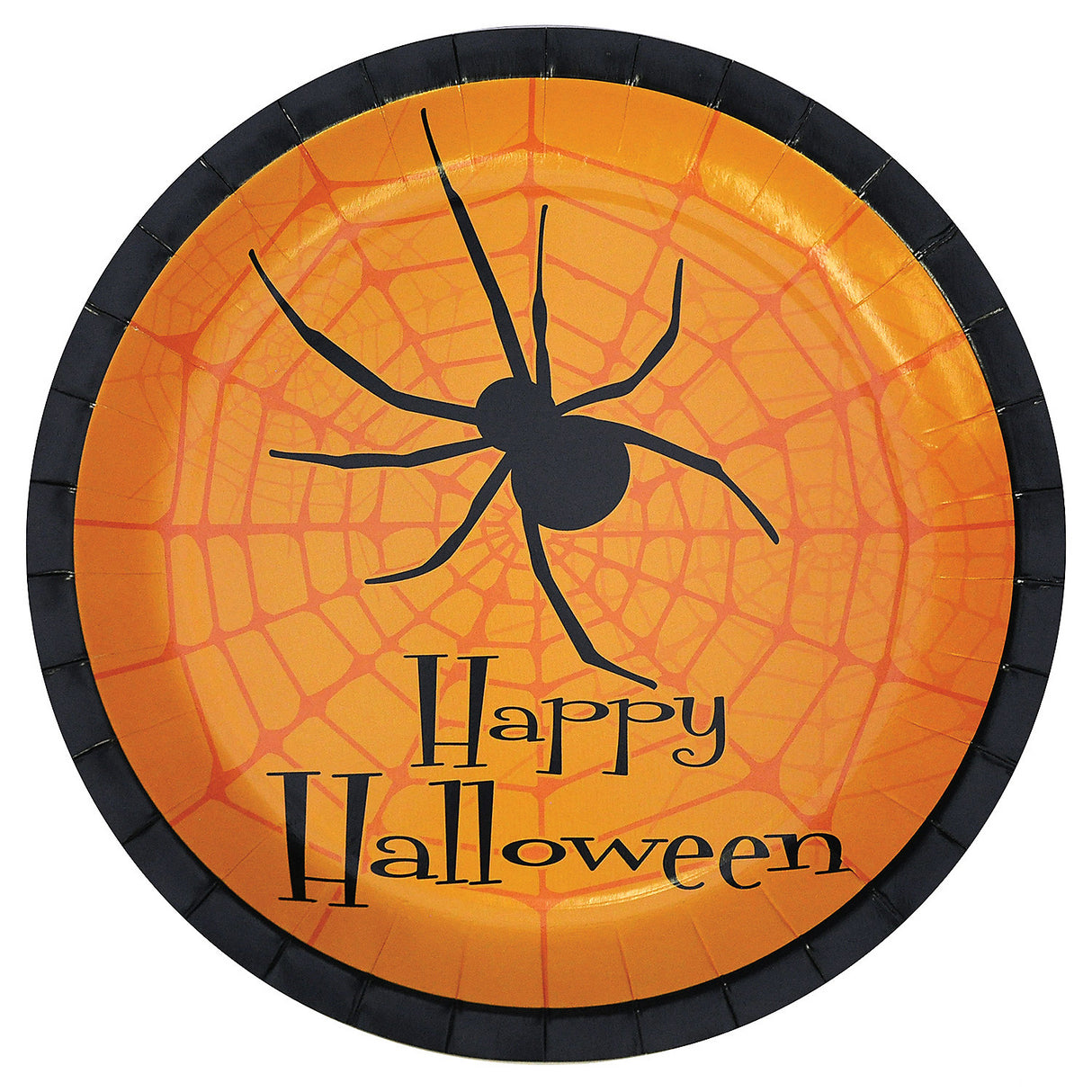 Durable 9 Inch Halloween Party Plates for Spooky Events Kids Celebrations and Festive Gatherings