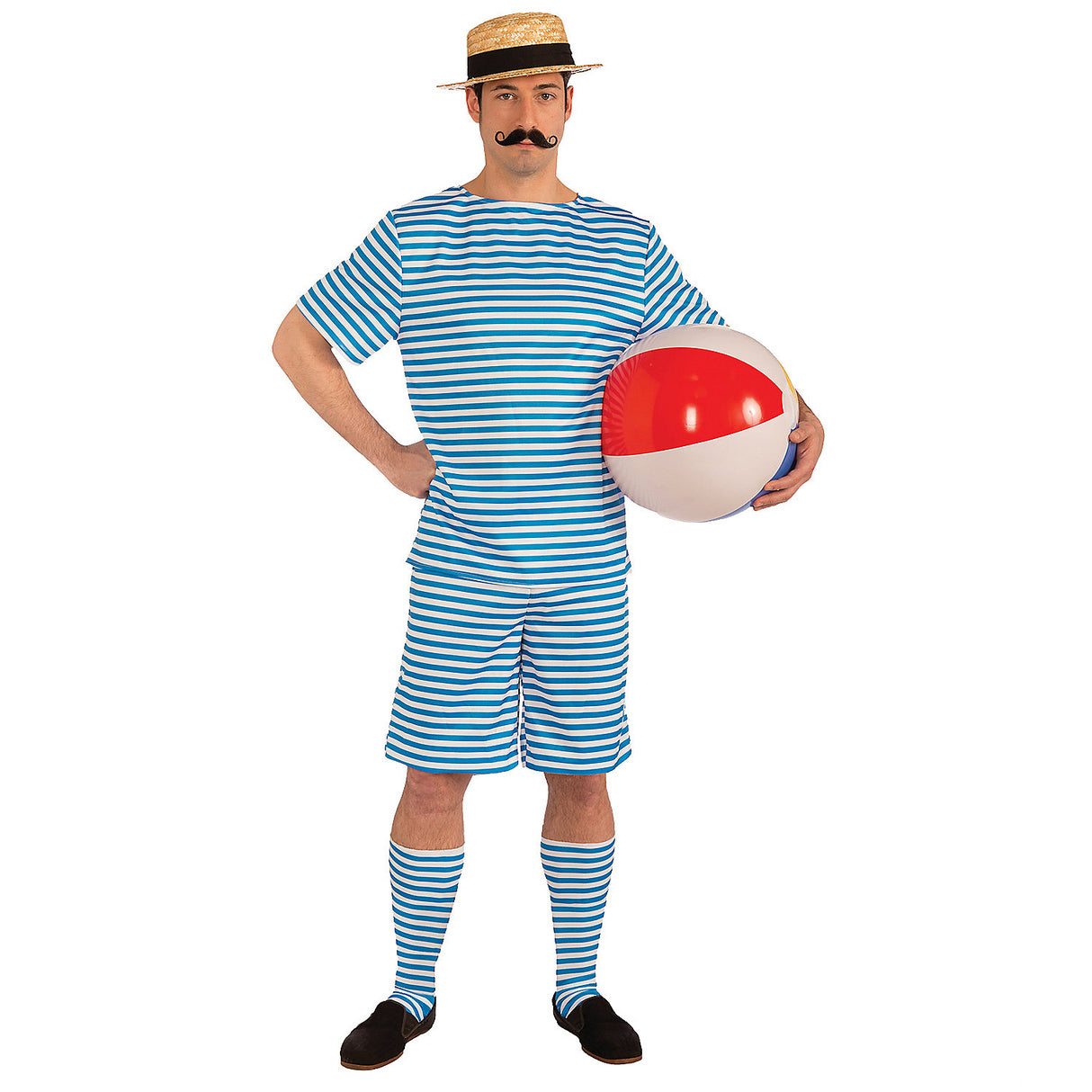Men's Beachside Clyde Costume for 20's Themed Parties Halloween and Nostalgic Celebrations