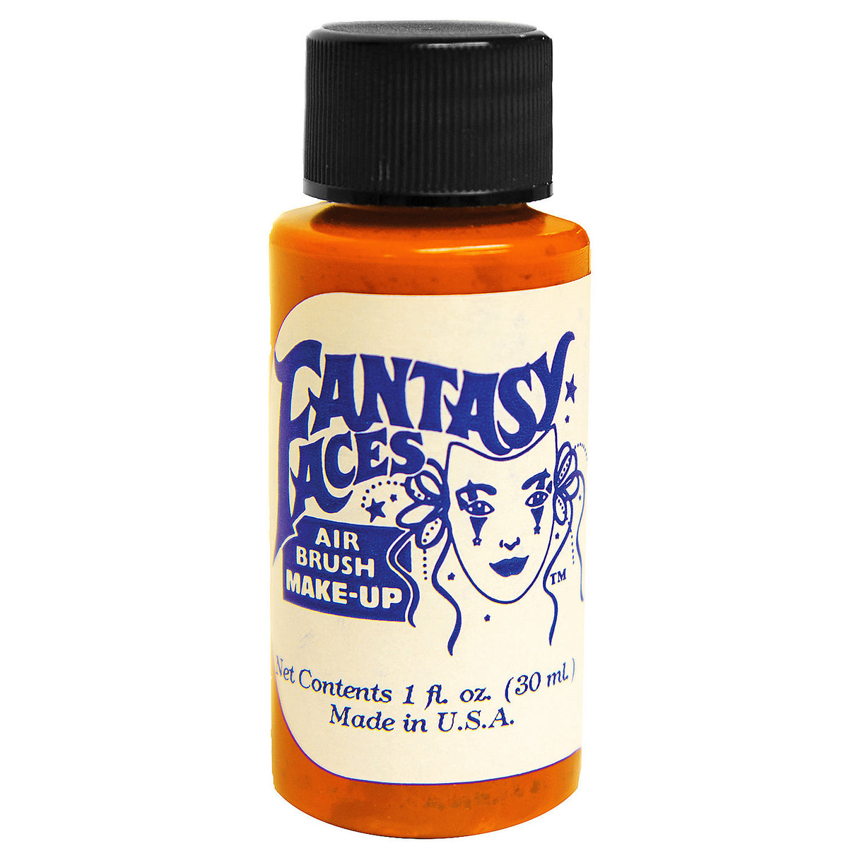 Premium Pumpkin Orange Air Brush Makeup for Halloween Costumes Parties and Creative Art Projects