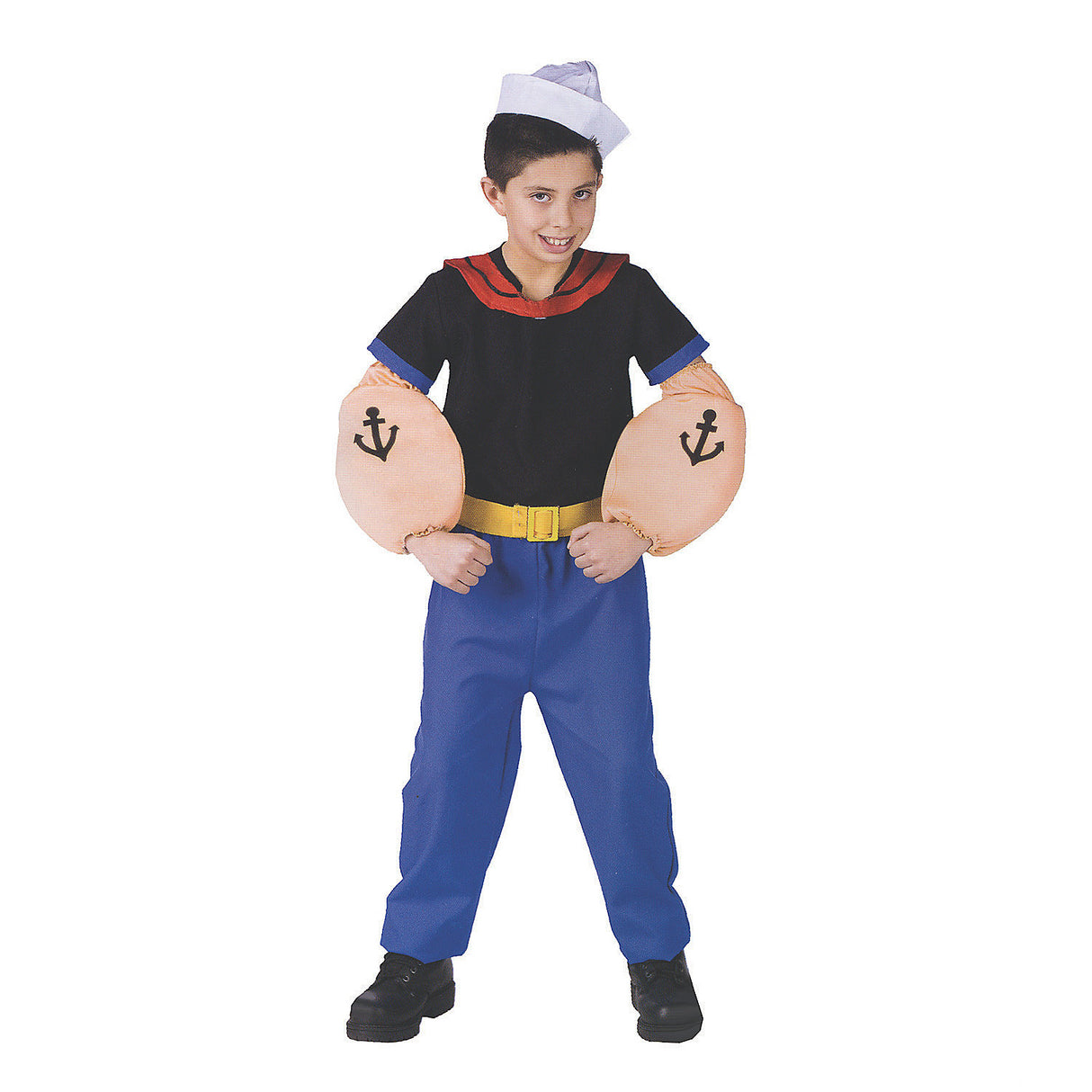 Adorable Boy's Popeye Costume for Halloween Dress Up Parties and Themed Events