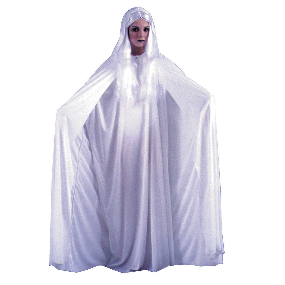 Hauntingly Beautiful Adult Gossamer Ghost Costume for Halloween Parties and Spooky Events