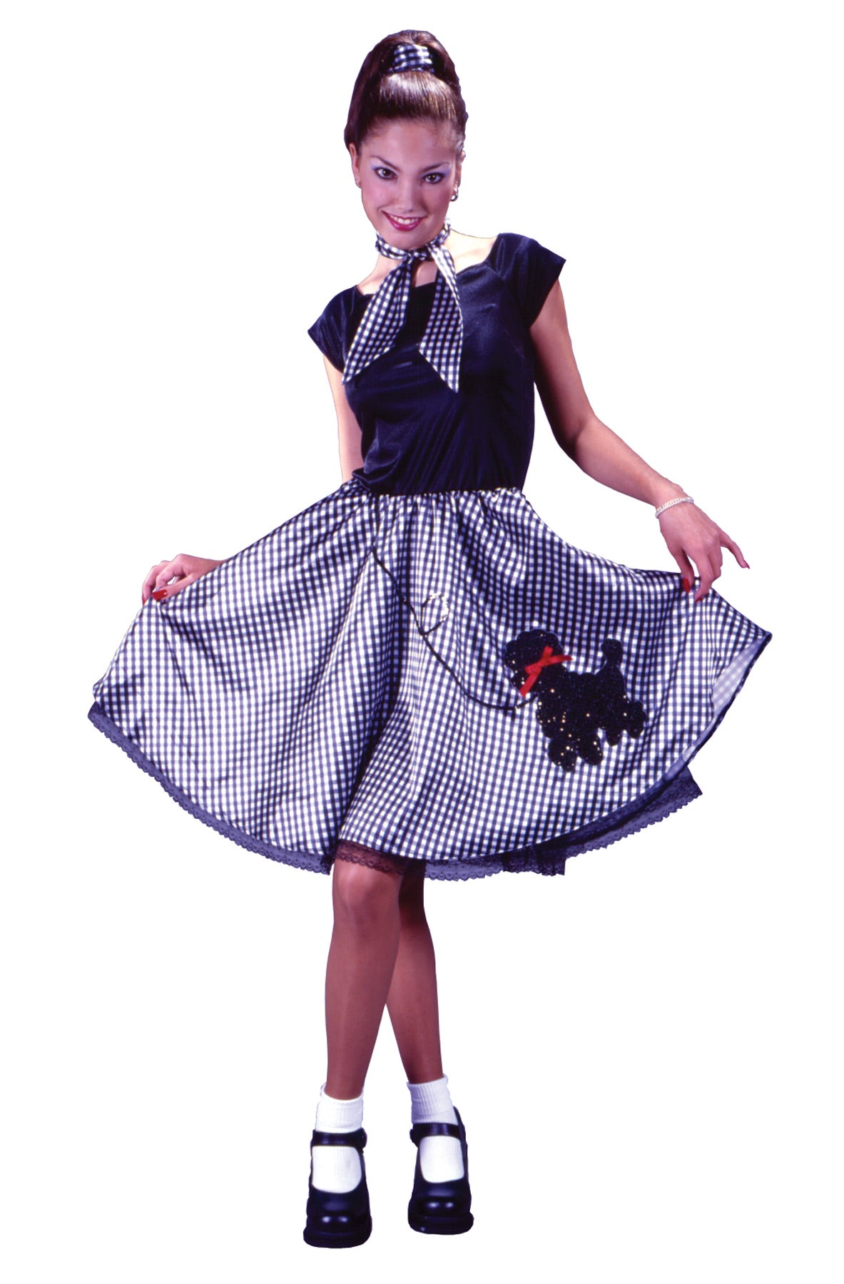 Classic Bobby Soxer Costume for Retro Parties and 50s Themed Celebrations