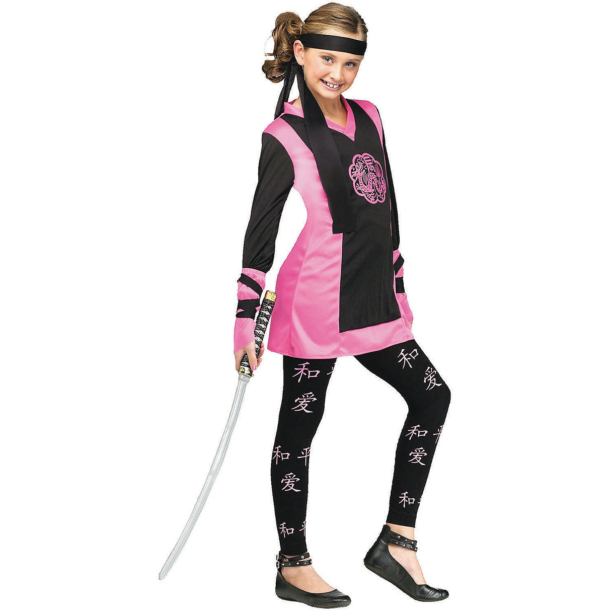 Amazing Girl's Dragon Ninja Costume for Halloween Parties and Creative Dress Up Adventures
