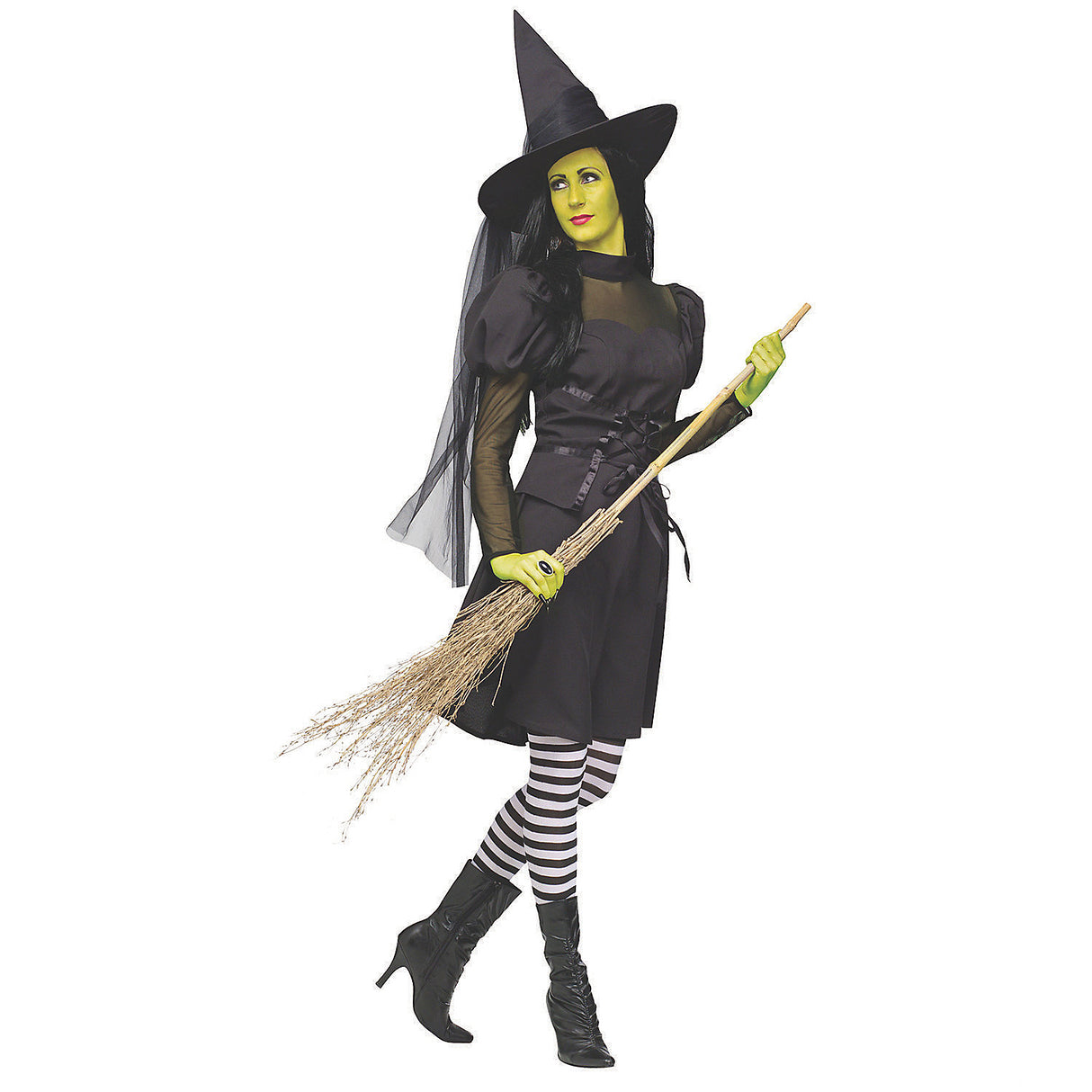 Enchanting Women's Miss Wick'd Witch Costume for Halloween Parties Trick or Treating and Themed Events