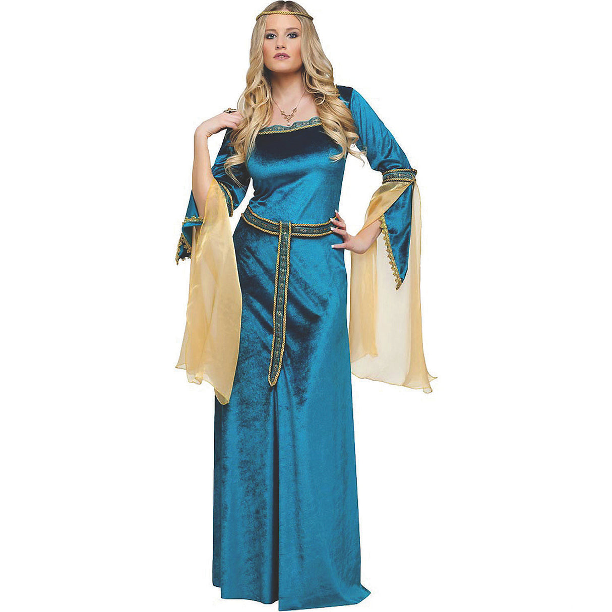 Elegant Women's Renaissance Princess Costume for Halloween Parties Medieval Dress Up Events