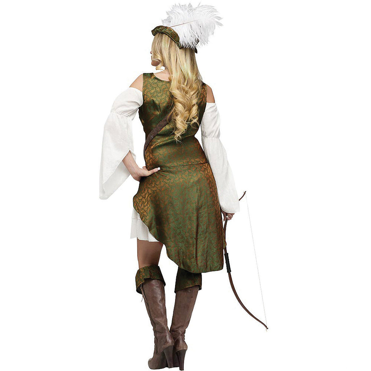 Elegant Women's Robin Hood Costume for Halloween Parties Themed Events and Unique Dress Up