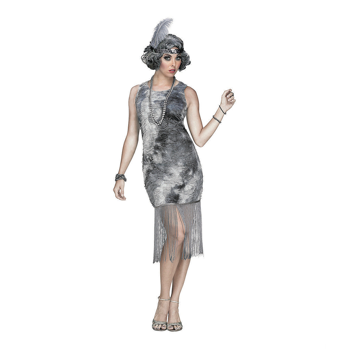 Women's Ghostly Flapper Costume