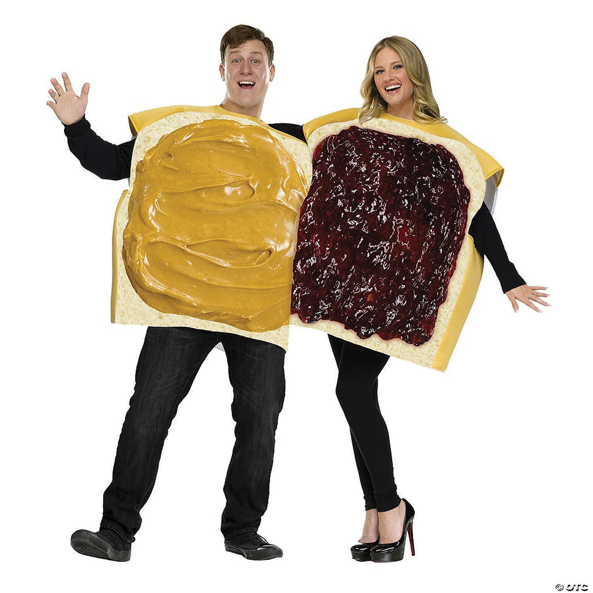 Fun Adult Peanut Butter and Jelly Costume for Halloween Parties and Unique Dress Up Events