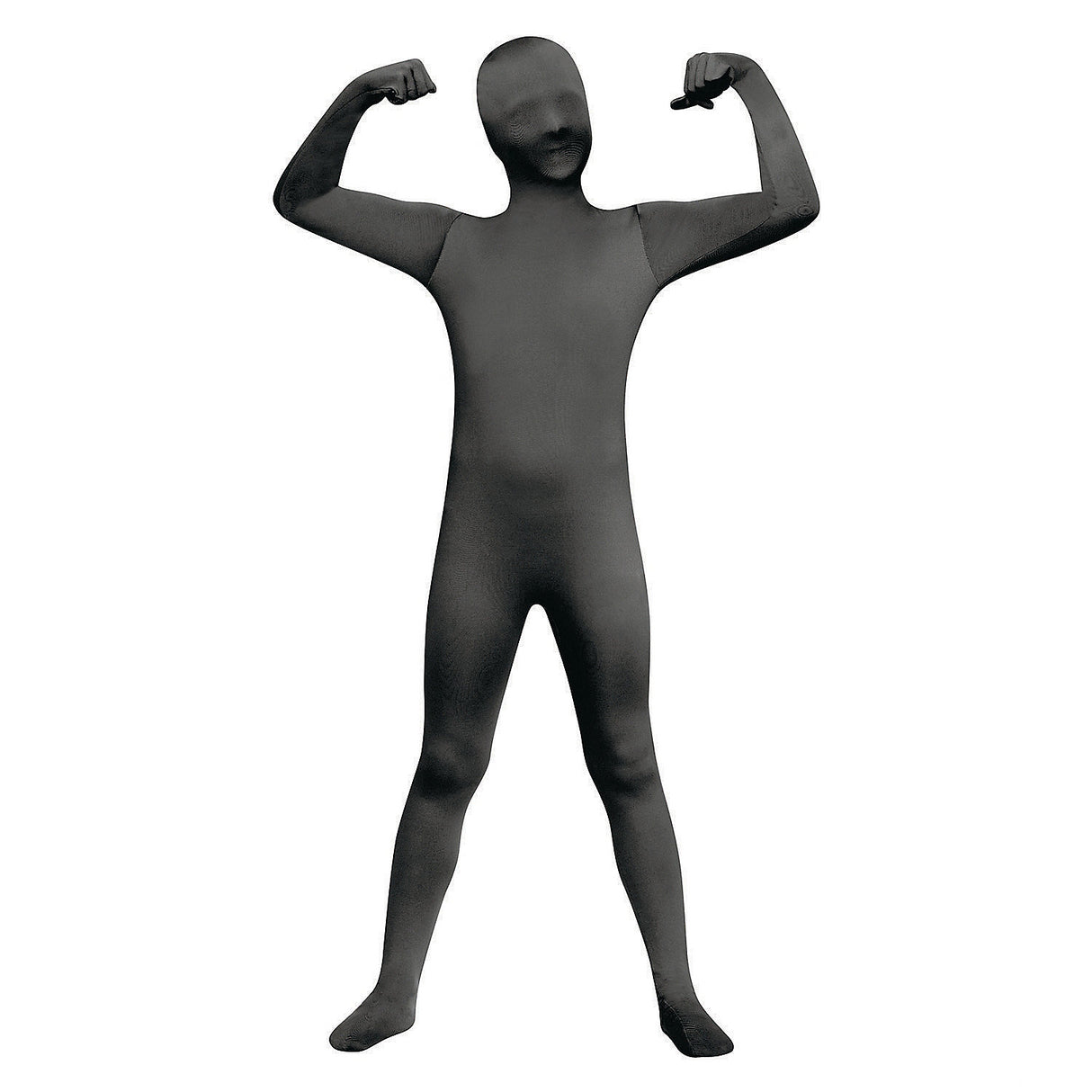 Skin Suit Black Costume for Kids Halloween Trick or Treat Parties and Creative Dress Up