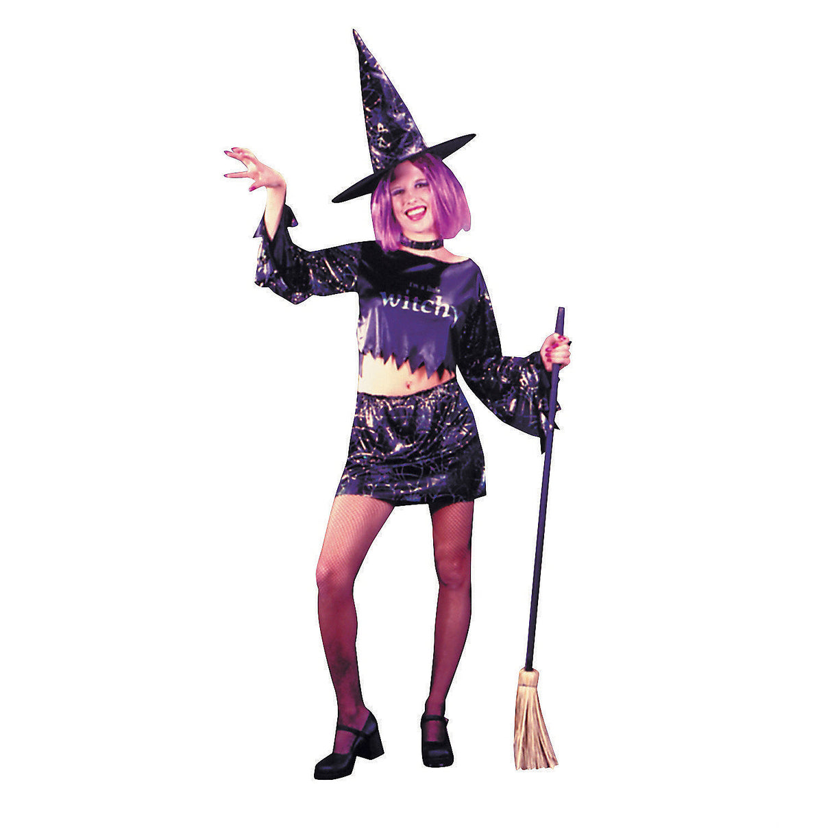 Charming Little Witch Costume for Teen Girls Halloween Parties and Trick-or-Treating Adventures