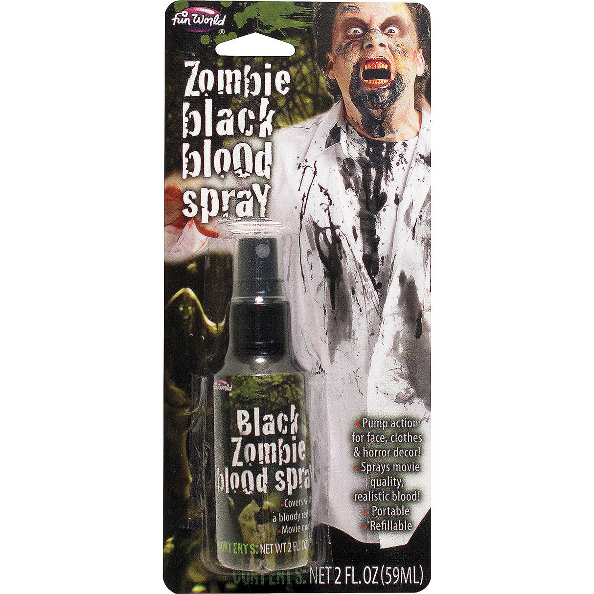Zombie Blood Spray for Halloween Makeup Special Effects and Costume Accessories