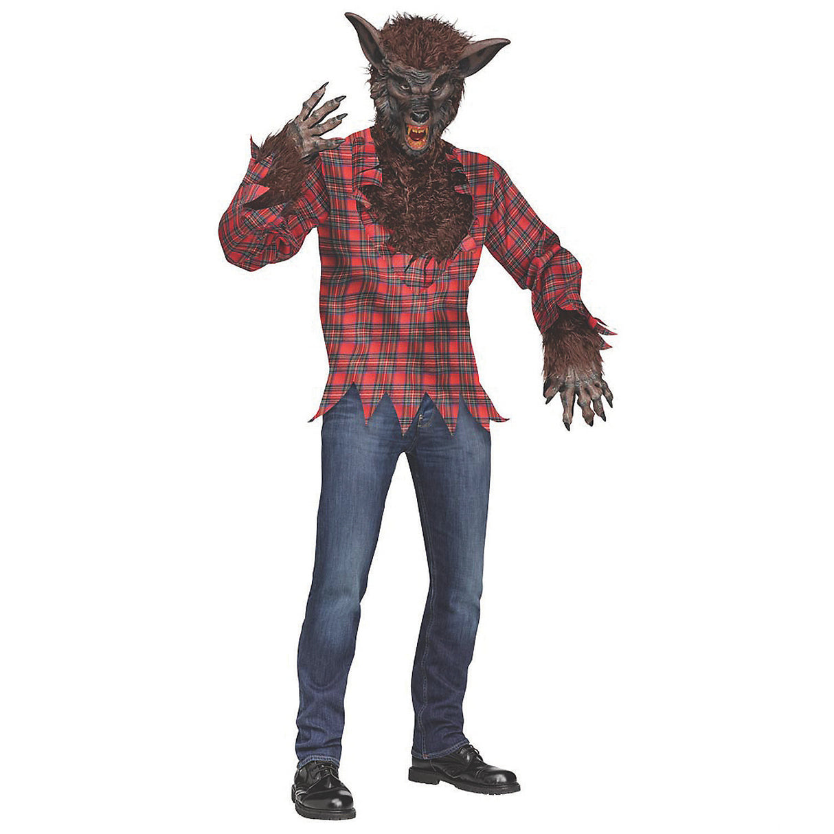 Werewolf Brown Adult Costume for Halloween Parties and Spooky Events