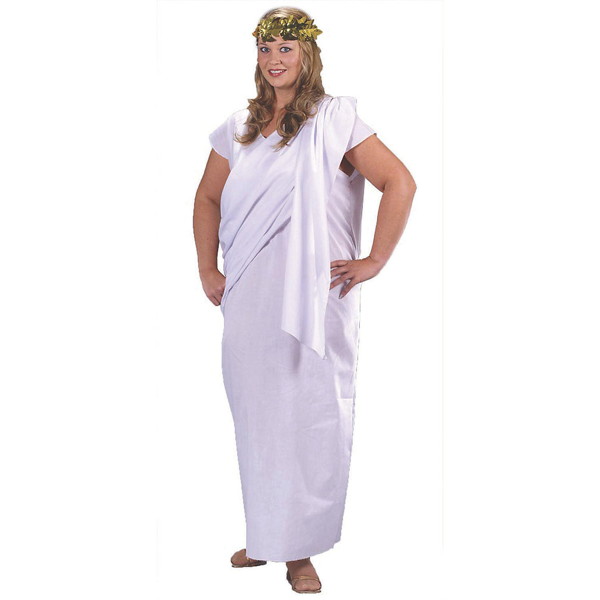 Classic Toga Toga Costume for Halloween Parties and Greek Theme Celebrations