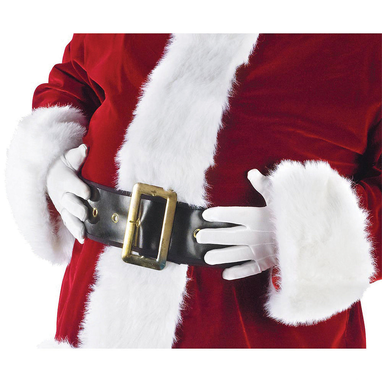 Deluxe Men's Velvet Santa Costume for Holiday Parties Christmas Events and Festive Celebrations