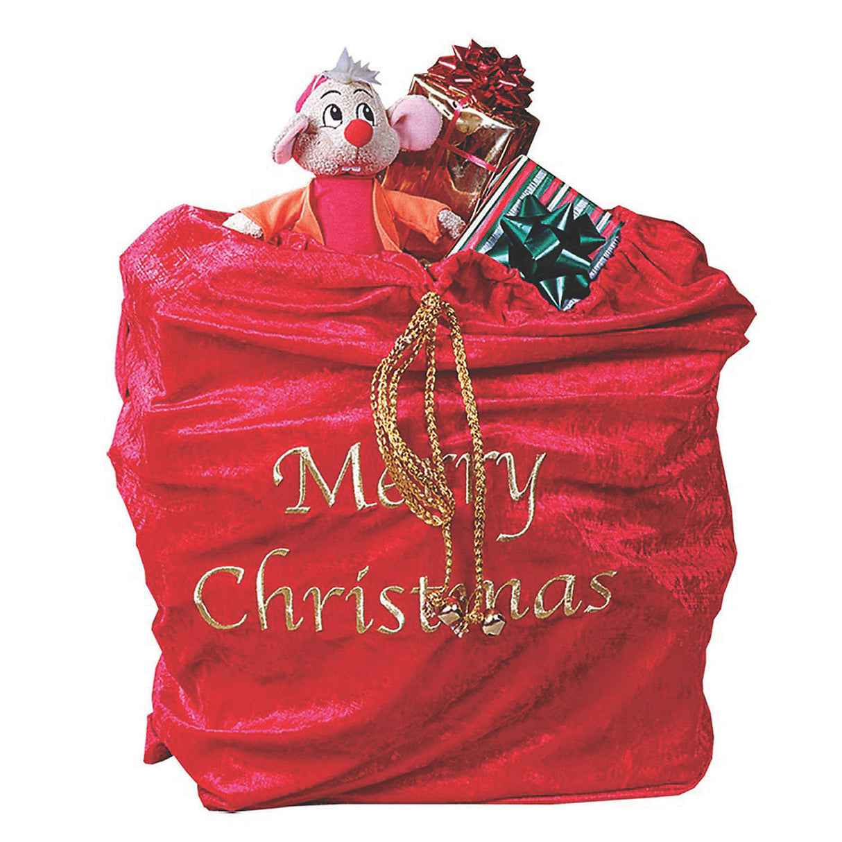 Beautiful Velvet Santa Sack for Christmas Gifts and Holiday Decorations