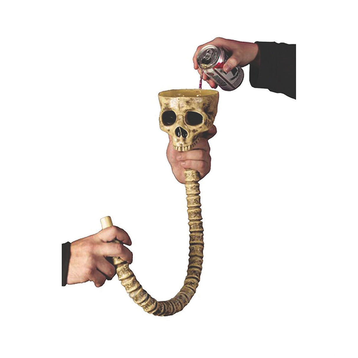 Unique Skull Beer Funnel for Halloween Parties and Fun Gatherings