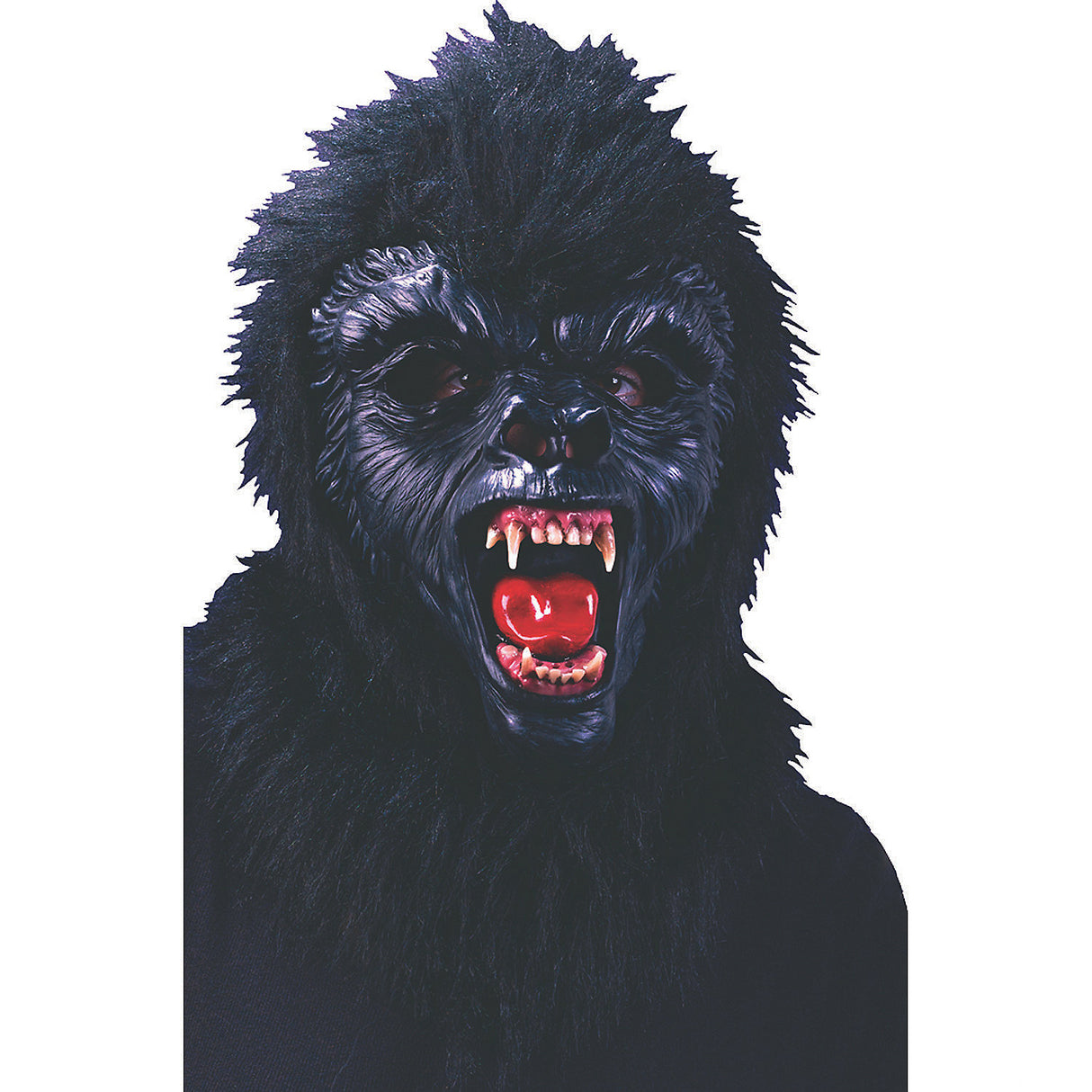Realistic Gorilla Deluxe Mask With Teeth for Halloween Parties Costume Theme Events and Spooky Celebrations