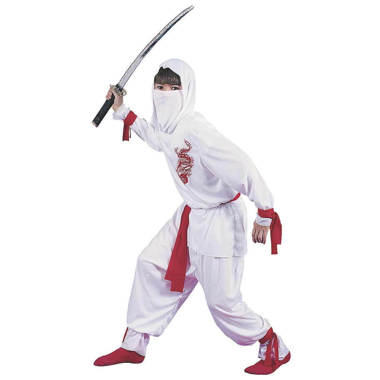 Deluxe White Ninja Costume for Boys Perfect for Halloween Parties and Themed Events