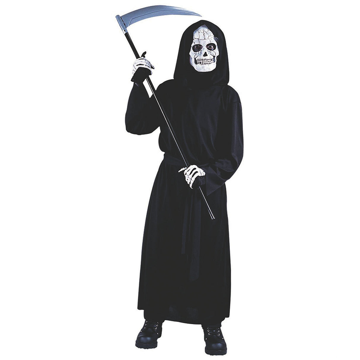 Kids Grim Reaper Costume for Halloween School Events and Spooky Themed Parties