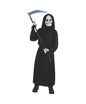 Boy’s Grim Reaper Halloween Costume Robe Set with Mask