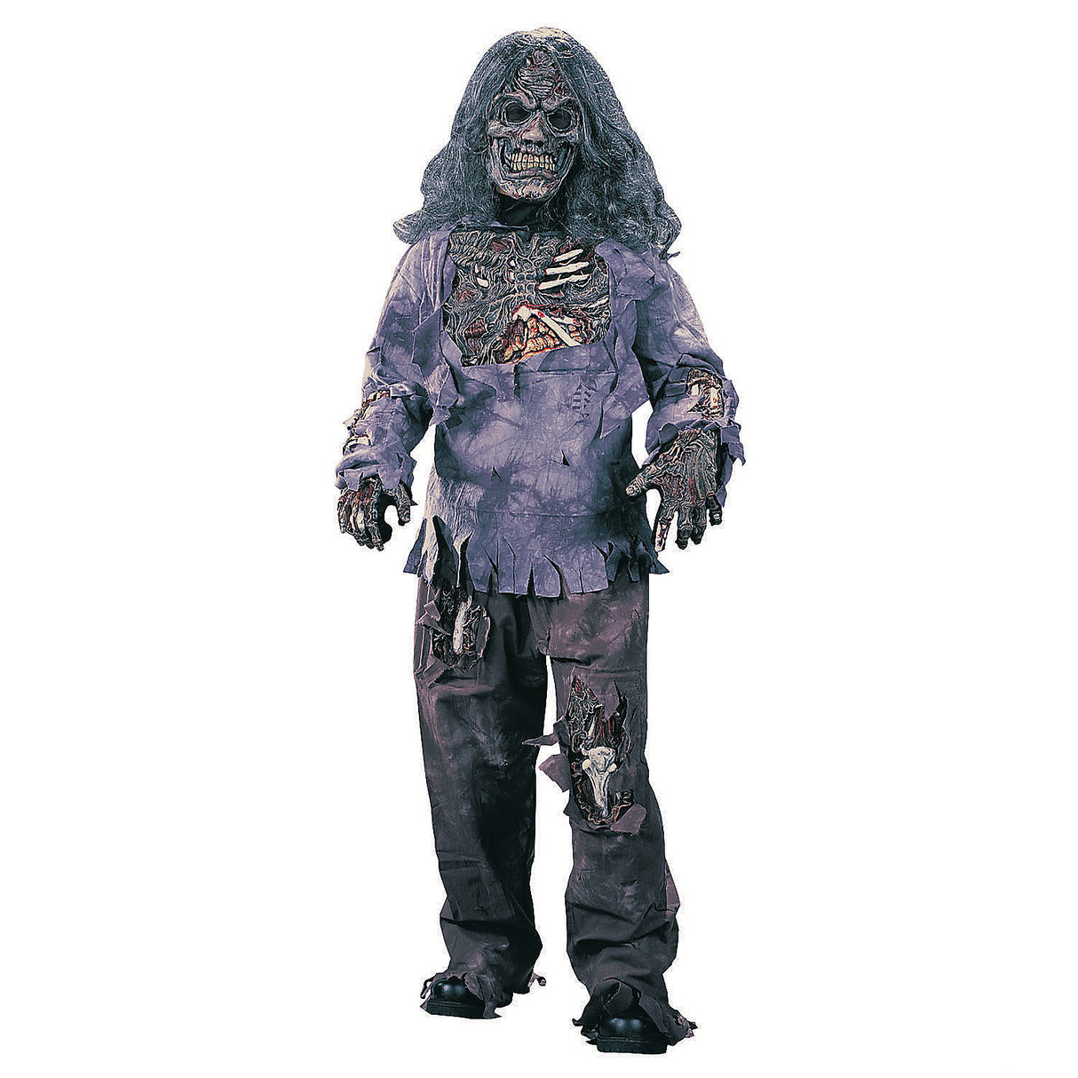 Terrifying Boy's Zombie Costume for Halloween Trick-or-Treating and Spooky Dress-Up Fun