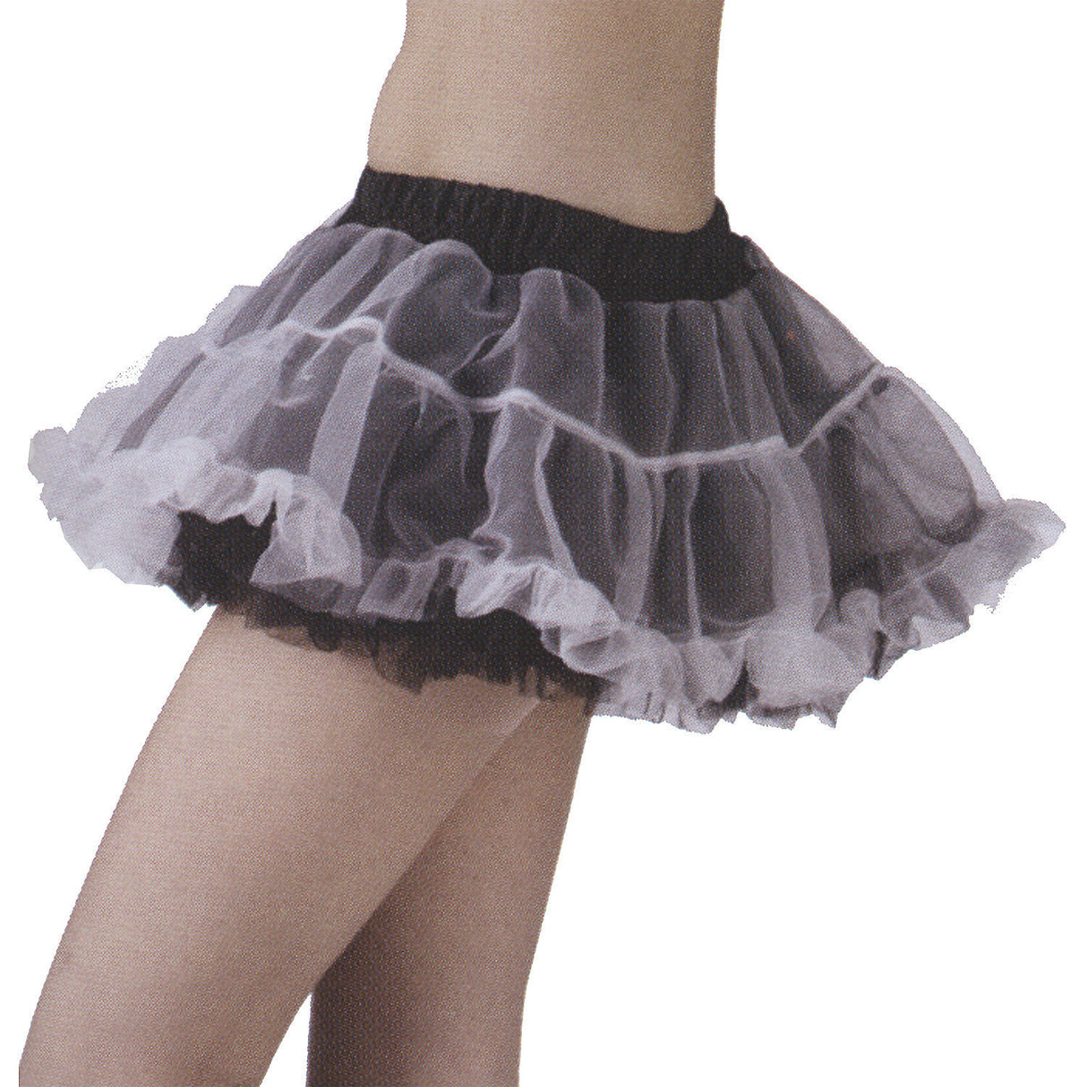 Versatile Tutu Skirt Black and White for Dance Performances Dress Up and Everyday Wear