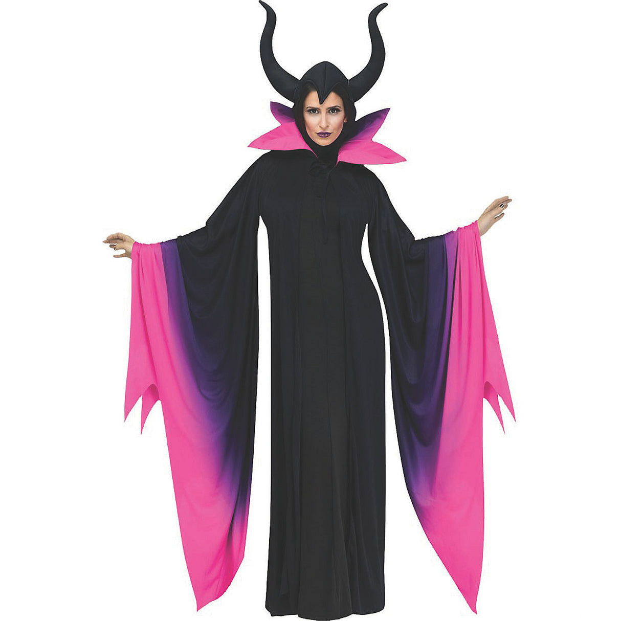 Stunning Evil Queen Robe Cap for Halloween Parties Costume and Theatrical Performances
