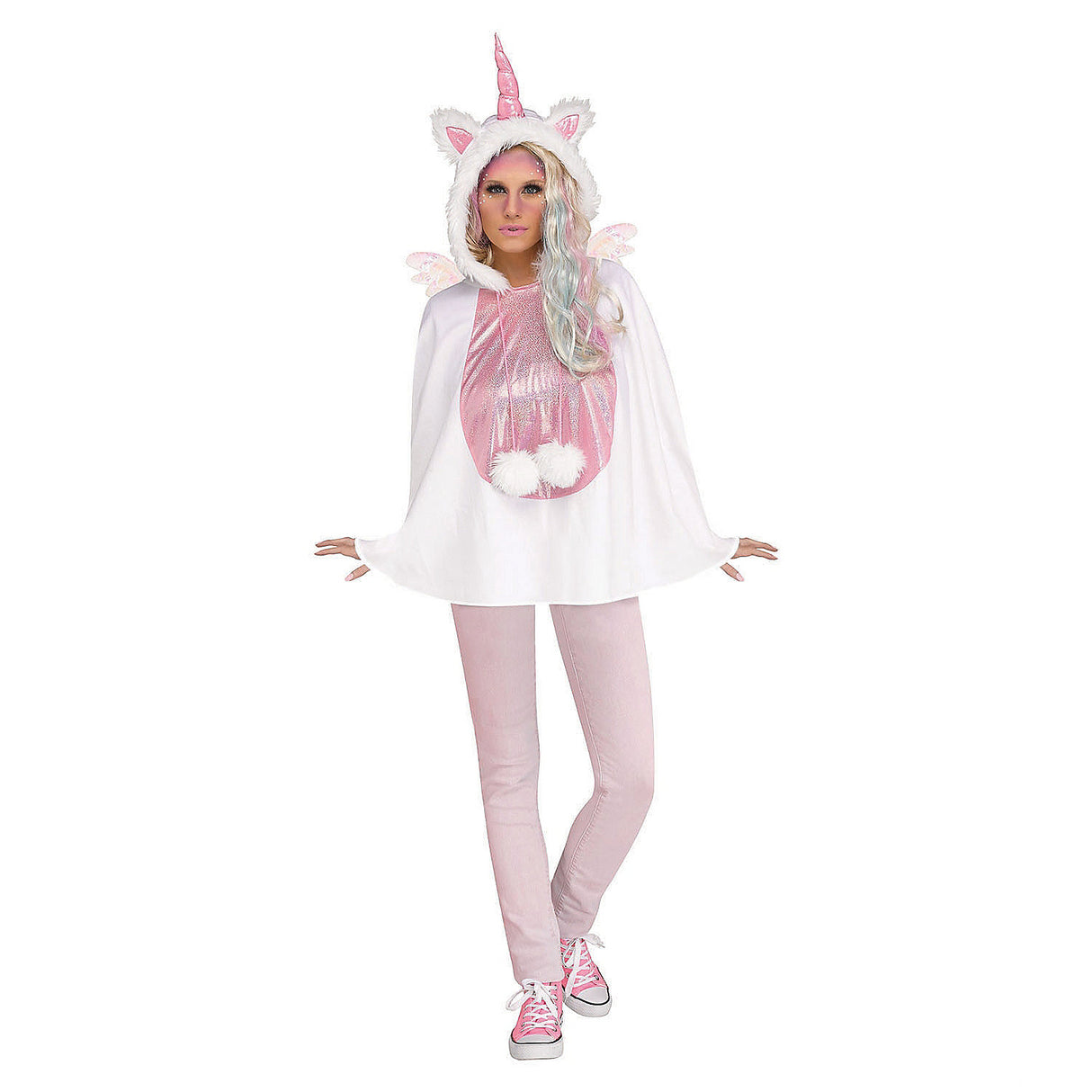 Unique Character Poncho Unicorn Costume for Halloween Theme Parties and Creative Celebrations