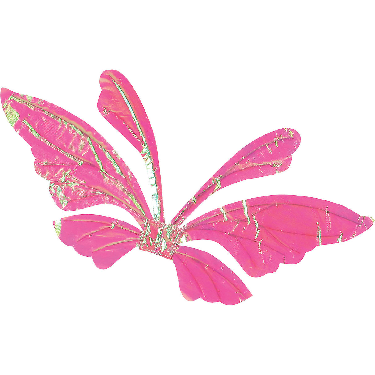 Iridescent Fairy Wings Tail Opal Pink for Adult Costume Parties and Themed Events