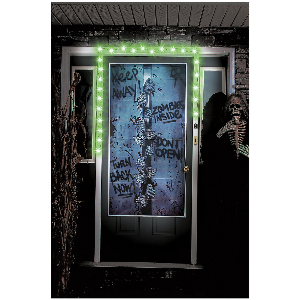 Zombie/Creepy Greeter Door Cover