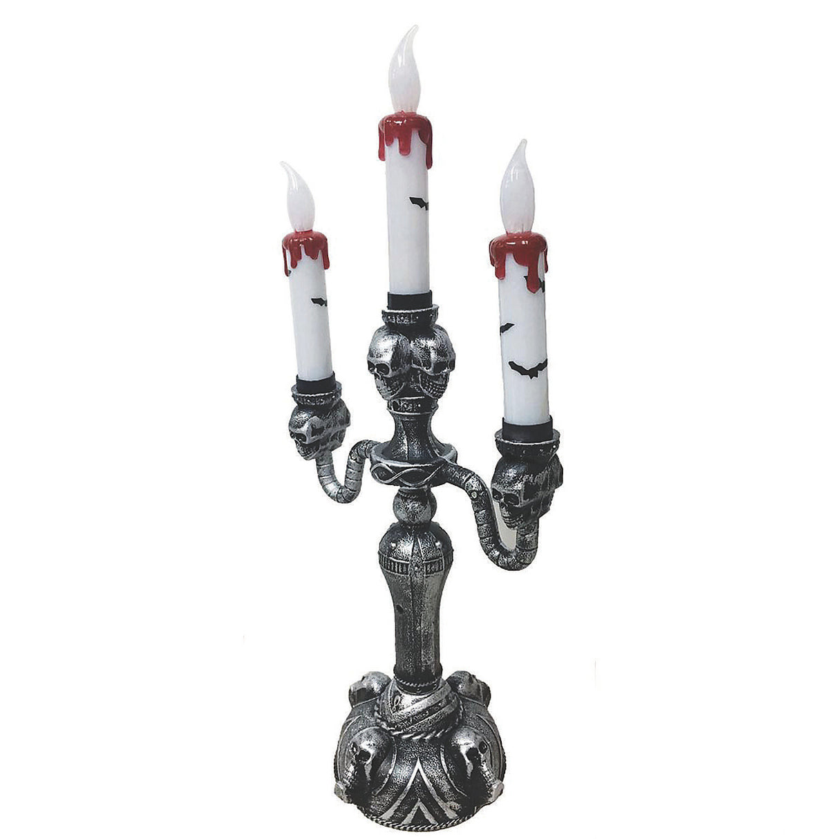 Light-Up Candelabra for Gothic Decor Halloween Parties and Haunted Houses